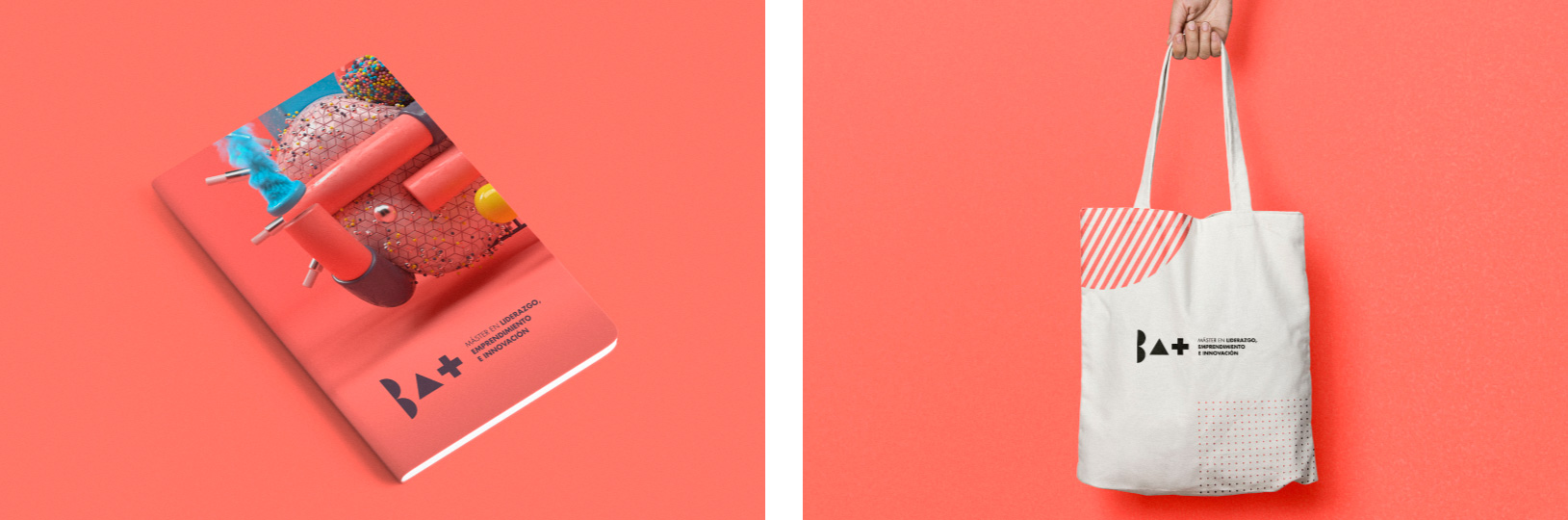 Cuaderno y bolsa corporativos